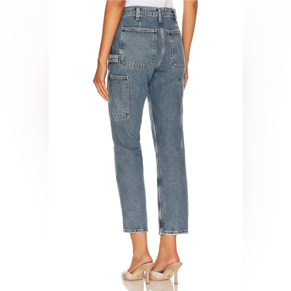 NWT Agolde Rami Carpenter Denim Jeans in Repetition - Picture 3 of 7